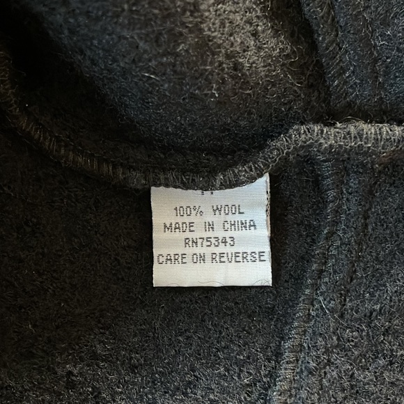 Fenn Write Manson 100% Wool Ruffle Wrap / Dress Coat size M - Picture 10 of 10